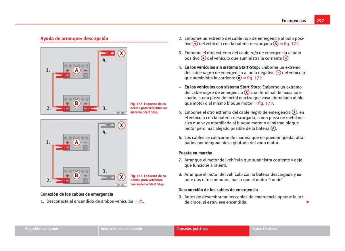 Seat Leon III 3 manual del propietario / page 299