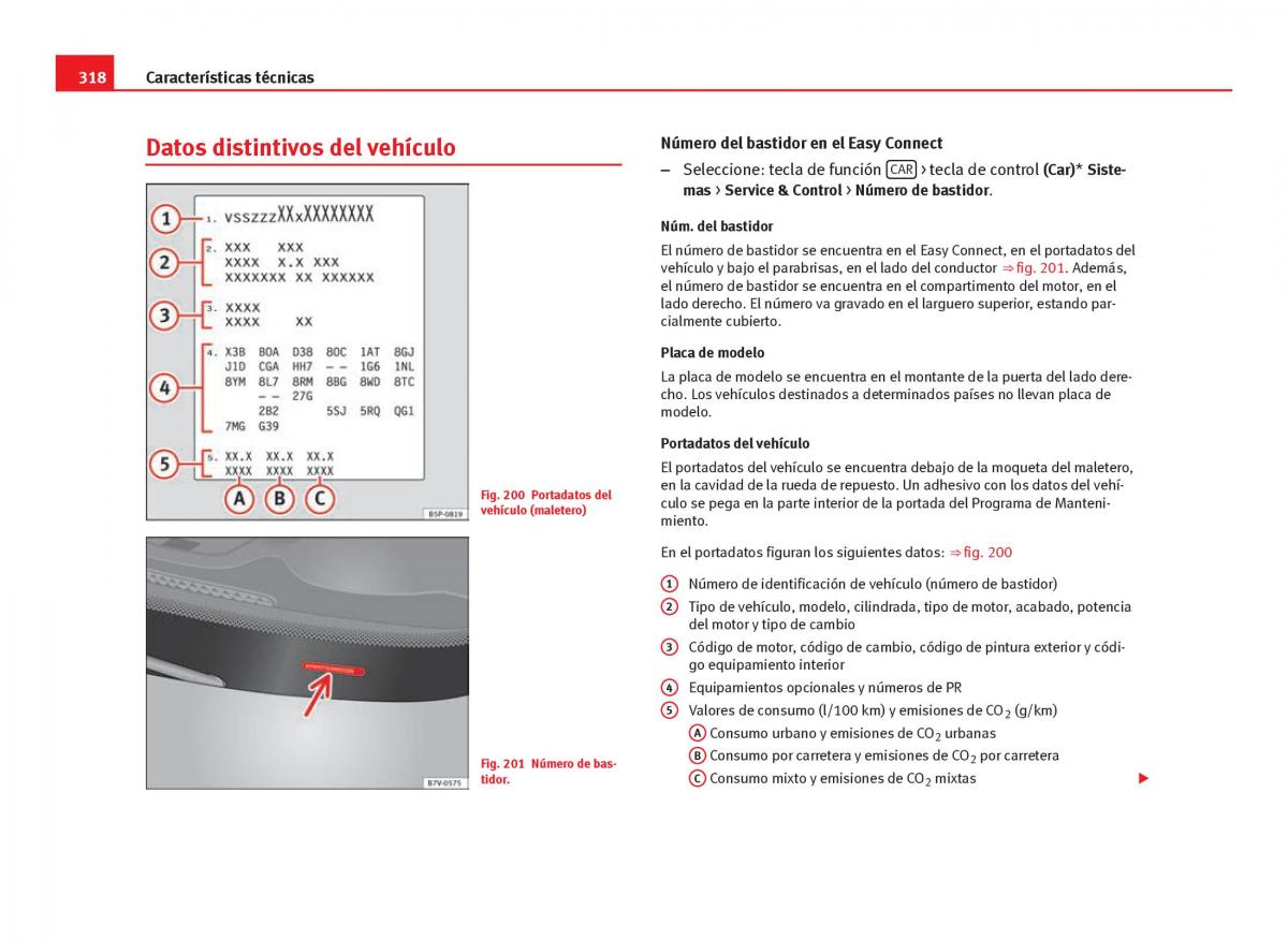 Seat Leon III 3 manual del propietario / page 320