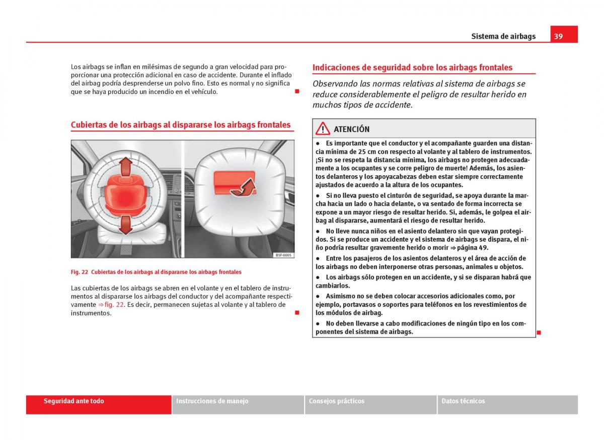 Seat Leon III 3 manual del propietario / page 41