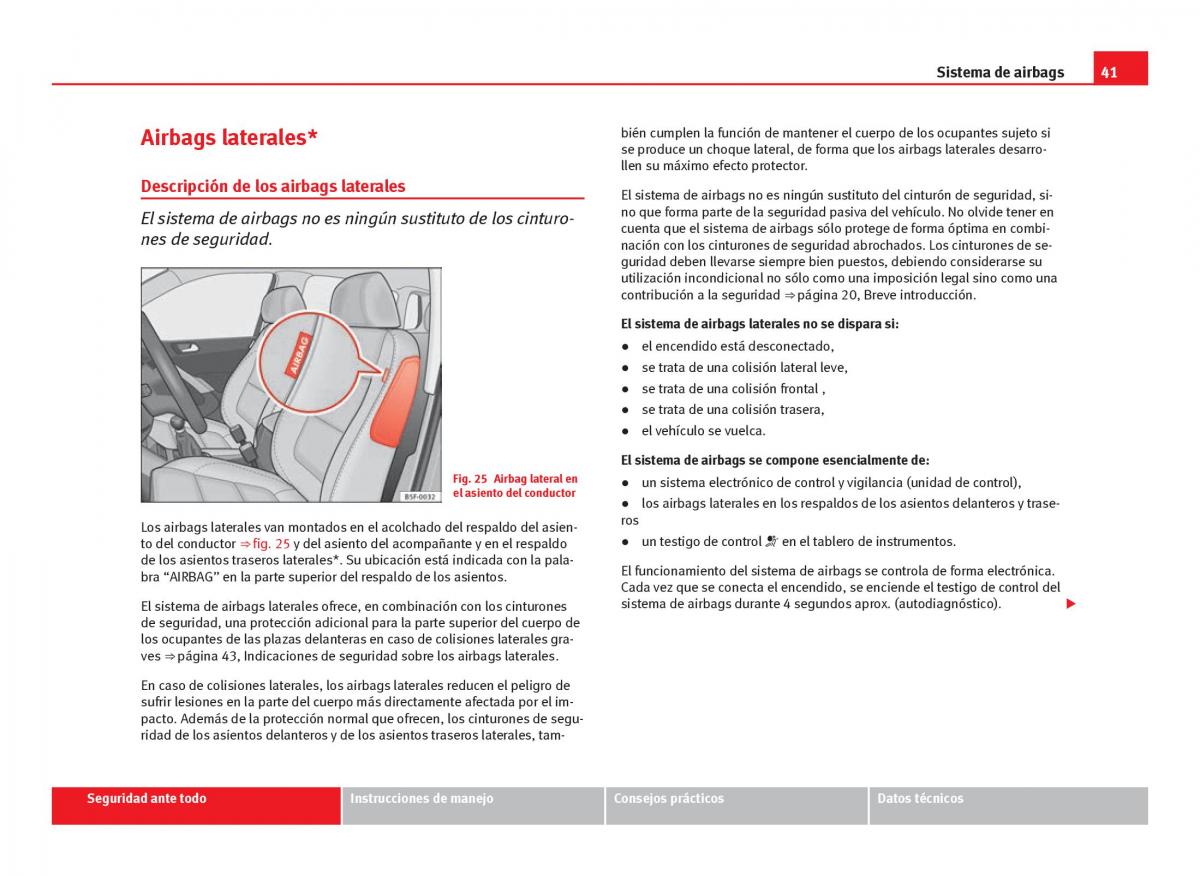 Seat Leon III 3 manual del propietario / page 43