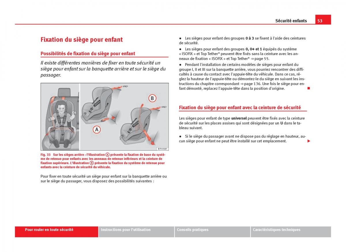 Seat Leon III 3 manuel du proprietaire / page 55