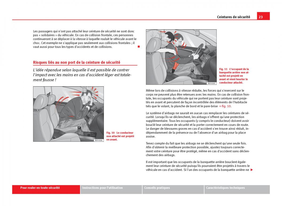 Seat Leon III 3 manuel du proprietaire / page 25