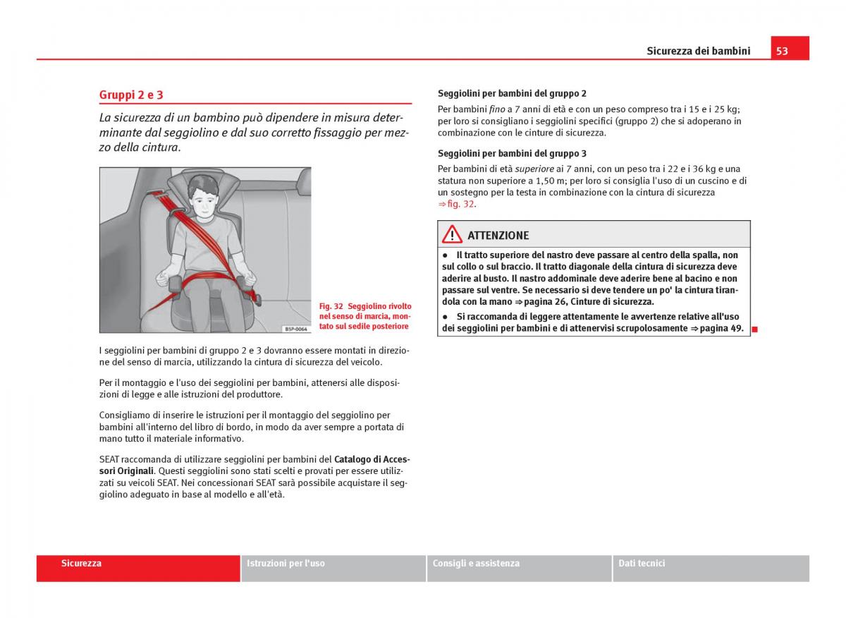 Seat Leon III 3 manuale del proprietario / page 55