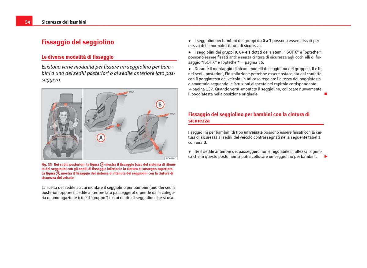 Seat Leon III 3 manuale del proprietario / page 56