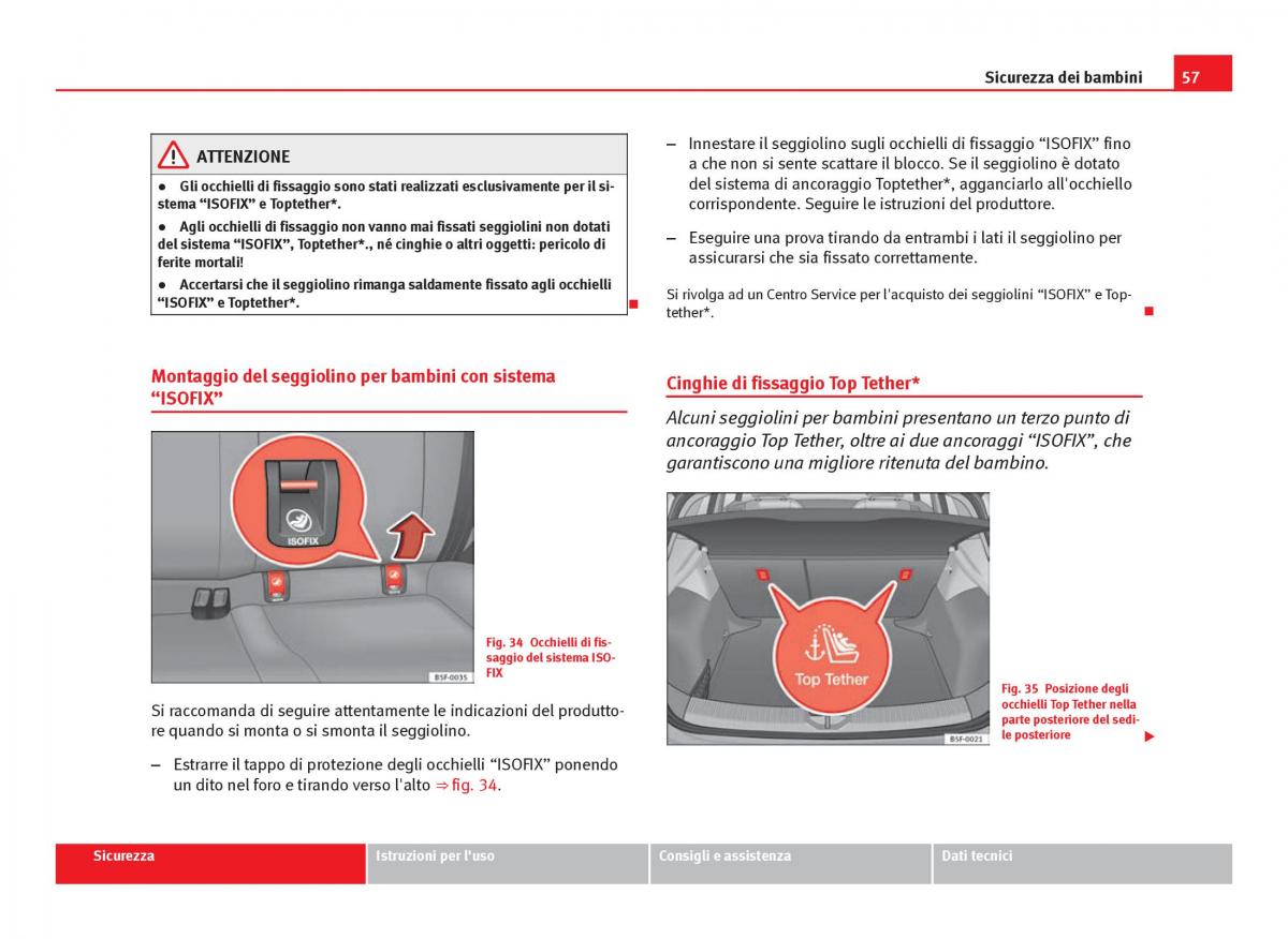 Seat Leon III 3 manuale del proprietario / page 59