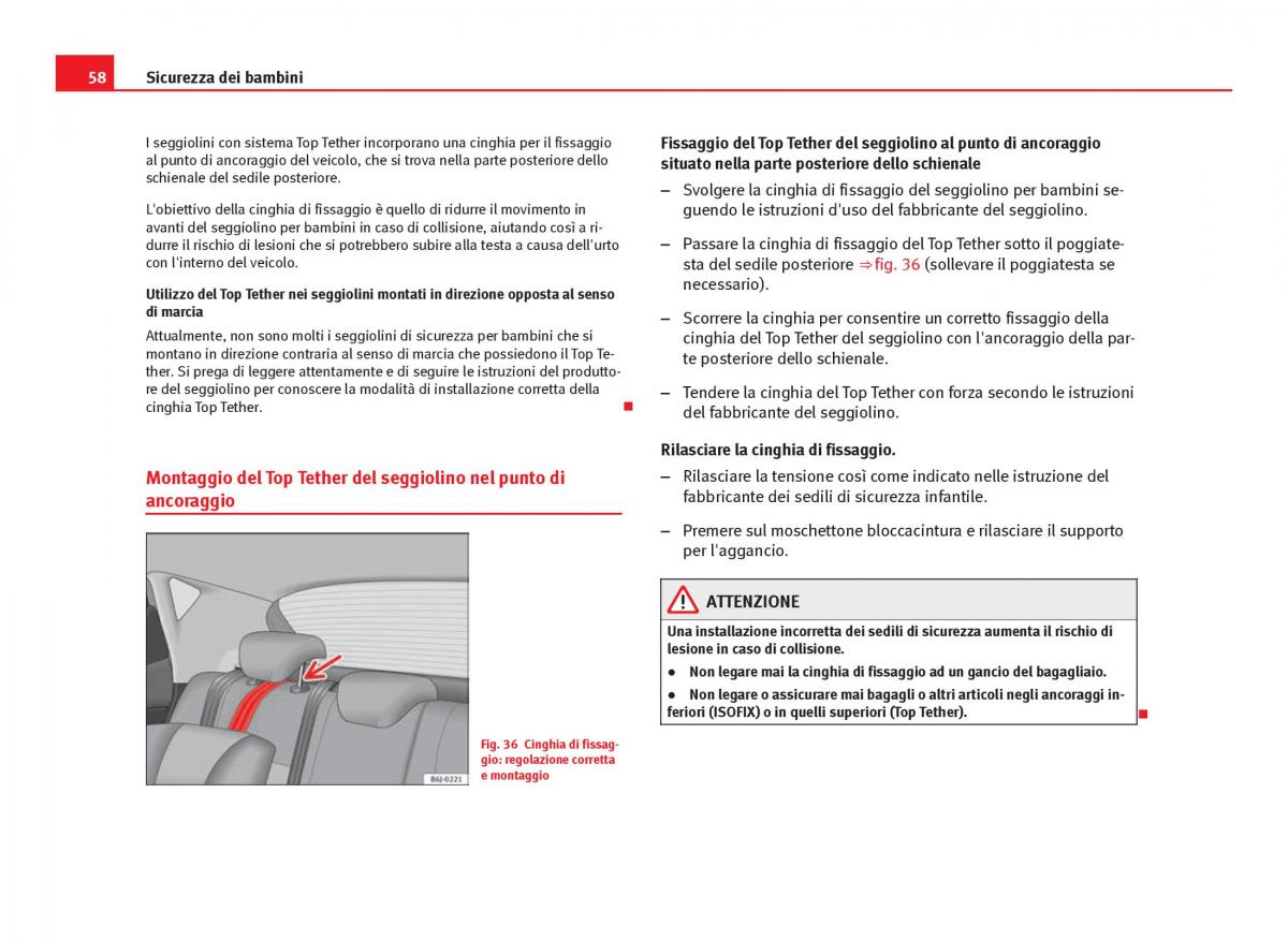 Seat Leon III 3 manuale del proprietario / page 60