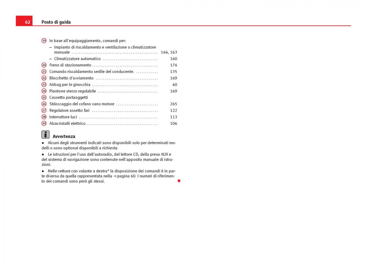 Seat Leon III 3 manuale del proprietario / page 64