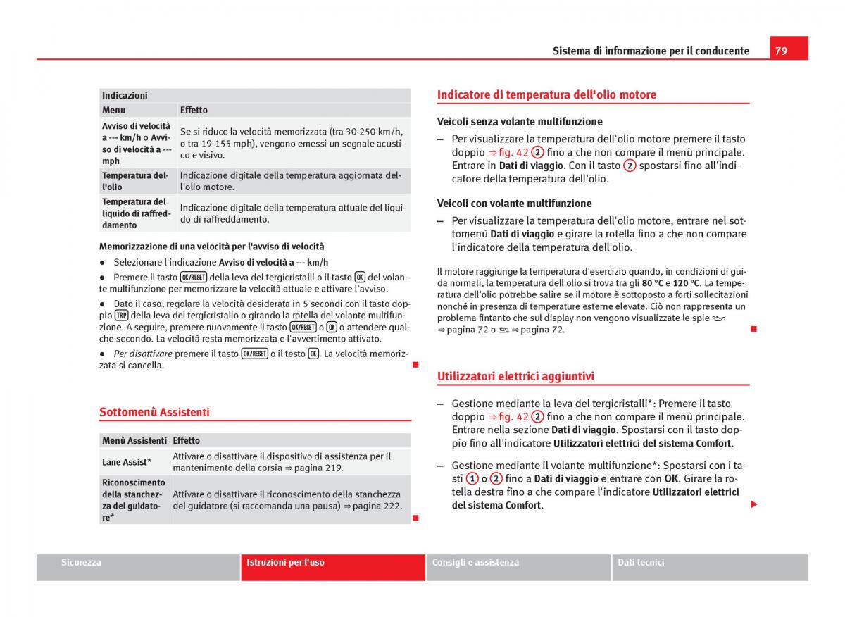 Seat Leon III 3 manuale del proprietario / page 81