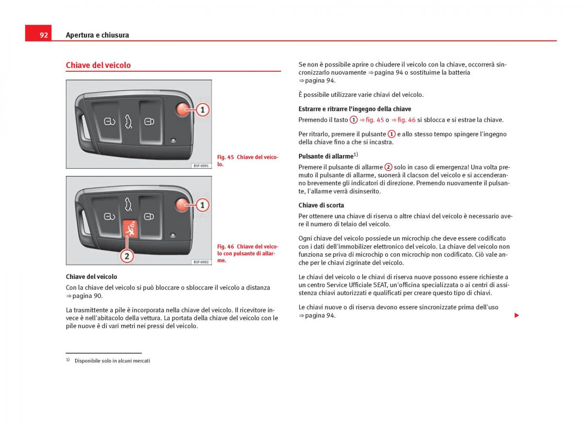 Seat Leon III 3 manuale del proprietario / page 94