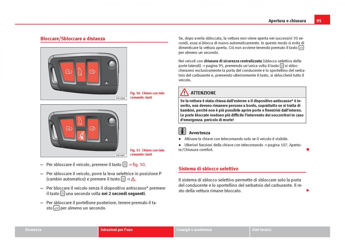 Seat Leon III 3 manuale del proprietario / page 97