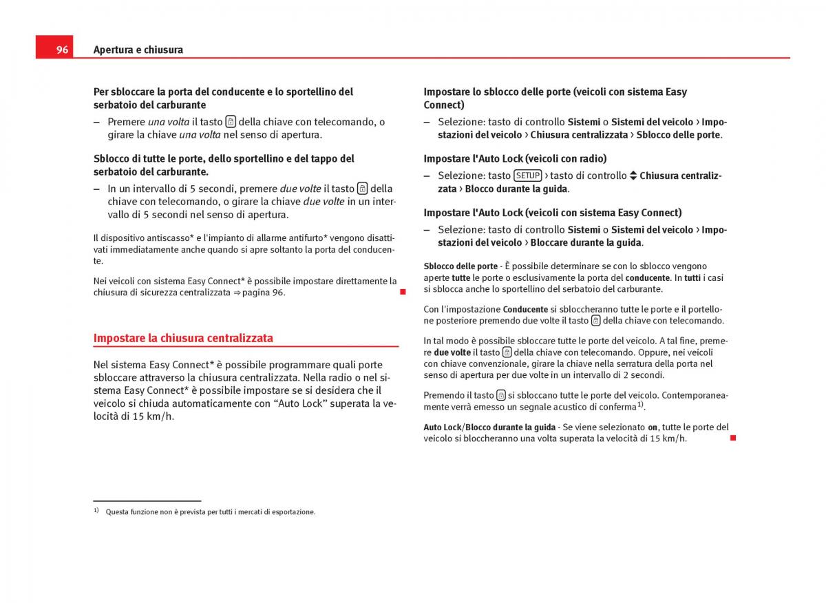 Seat Leon III 3 manuale del proprietario / page 98