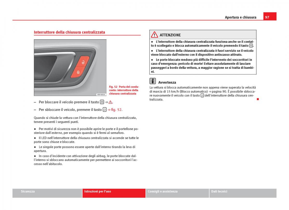 Seat Leon III 3 manuale del proprietario / page 99