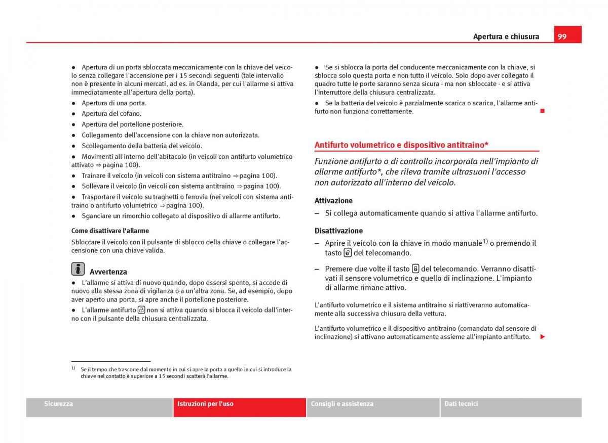 Seat Leon III 3 manuale del proprietario / page 101