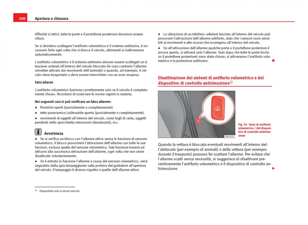 Seat Leon III 3 manuale del proprietario / page 102