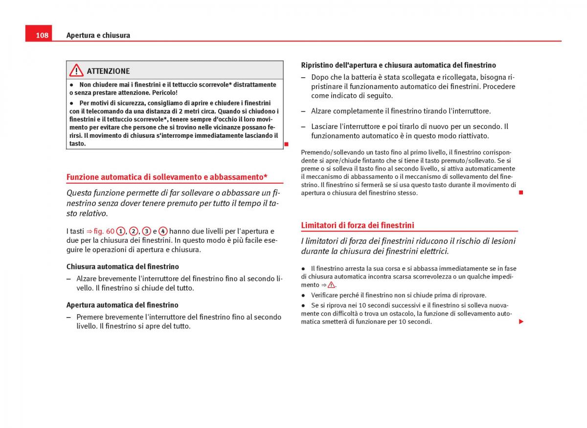 Seat Leon III 3 manuale del proprietario / page 110