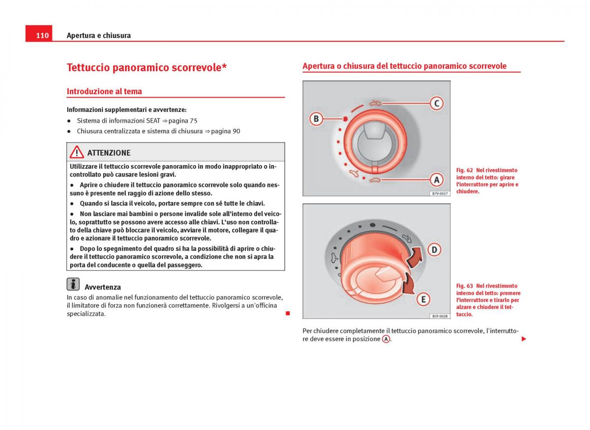 Seat Leon III 3 manuale del proprietario / page 112