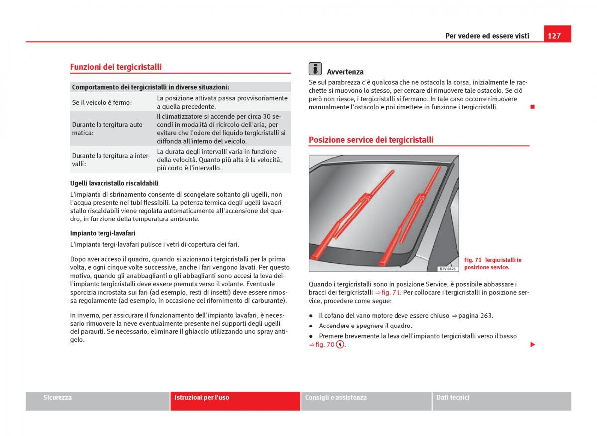 Seat Leon III 3 manuale del proprietario / page 129