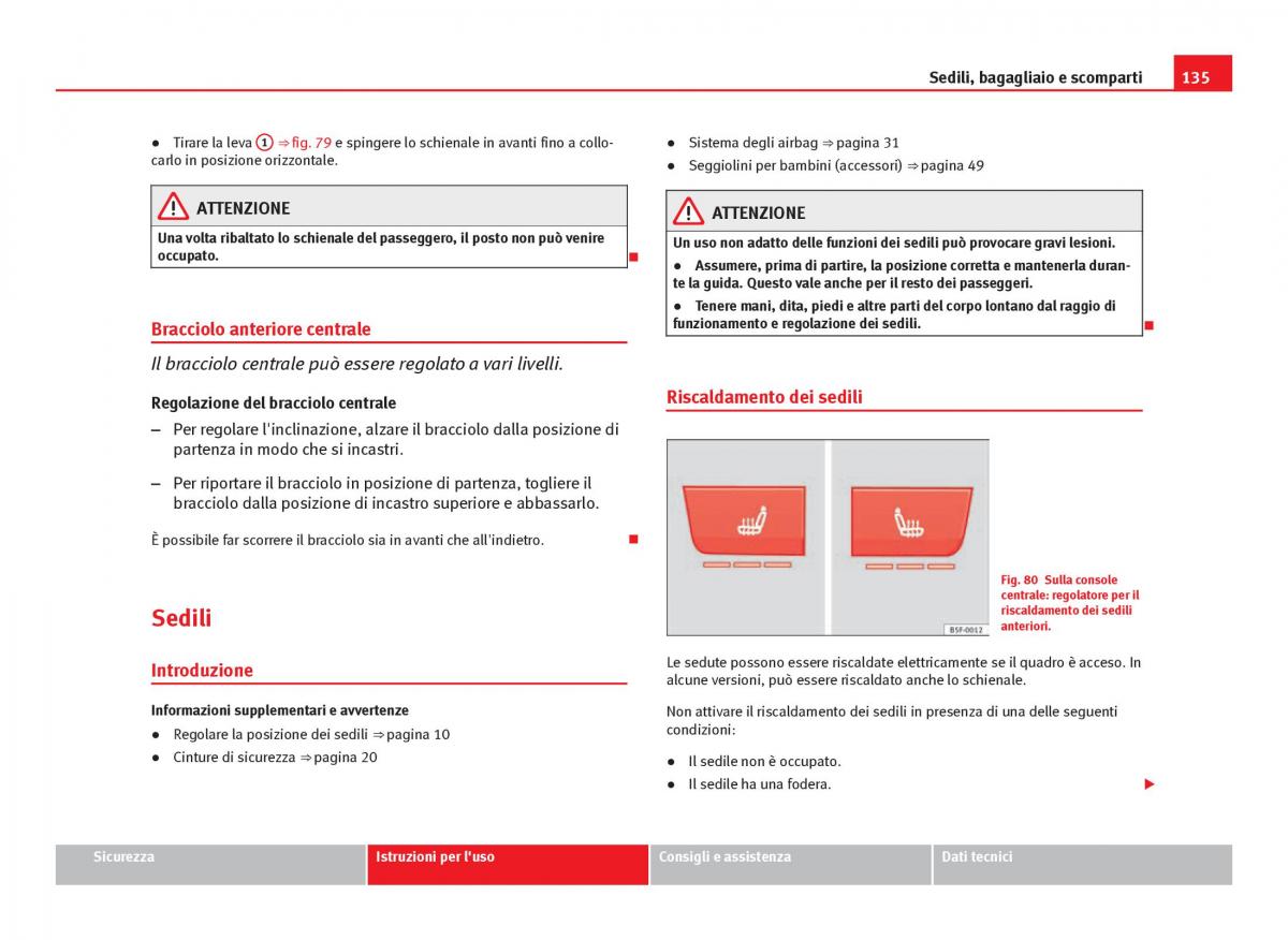 Seat Leon III 3 manuale del proprietario / page 137