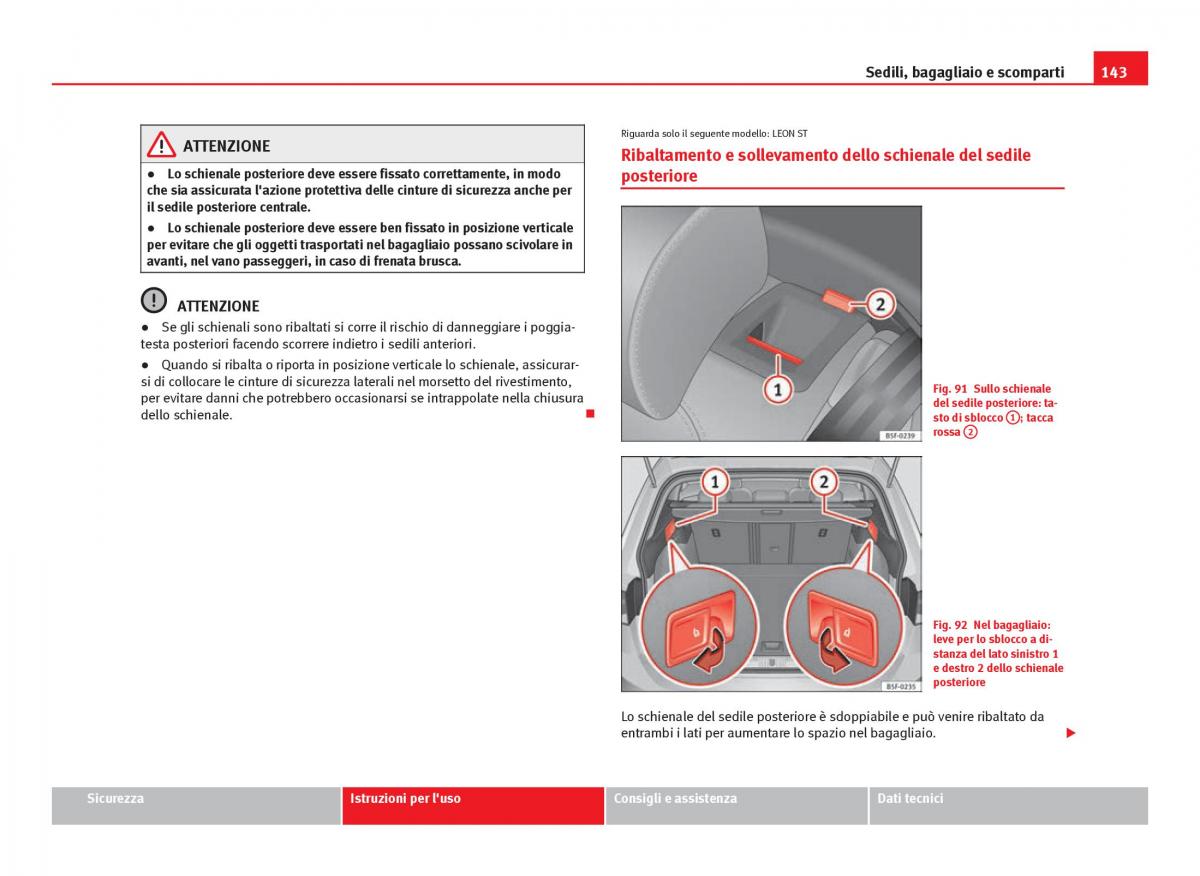 Seat Leon III 3 manuale del proprietario / page 145