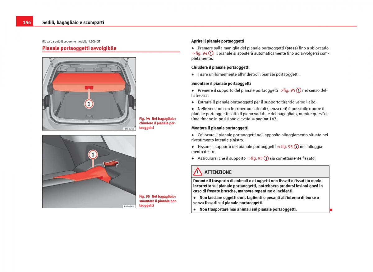 Seat Leon III 3 manuale del proprietario / page 148