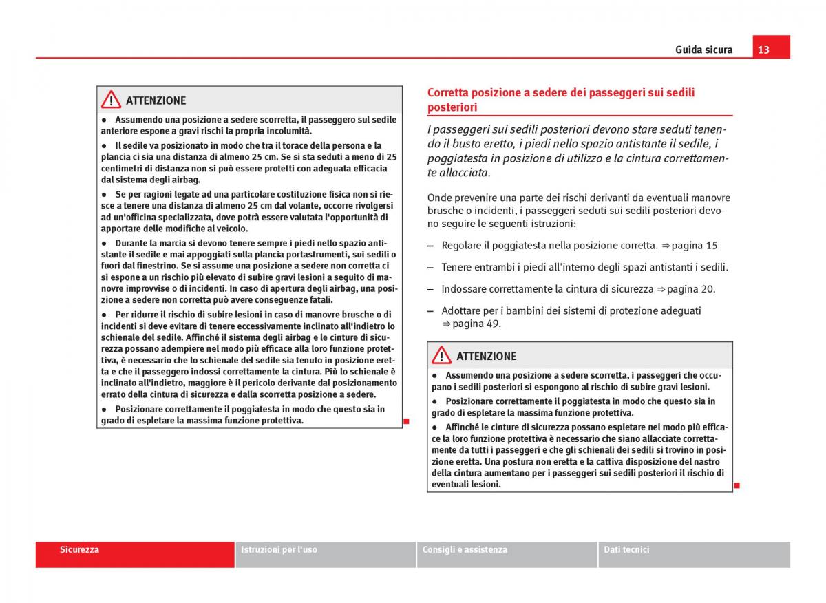 Seat Leon III 3 manuale del proprietario / page 15