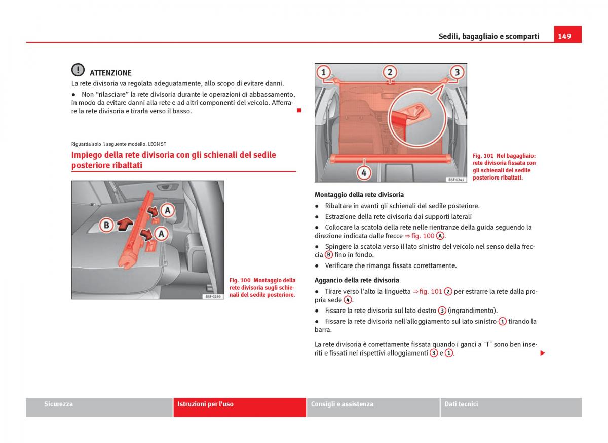 Seat Leon III 3 manuale del proprietario / page 151