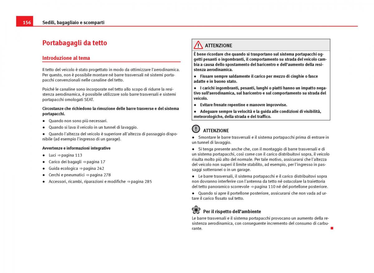 Seat Leon III 3 manuale del proprietario / page 158