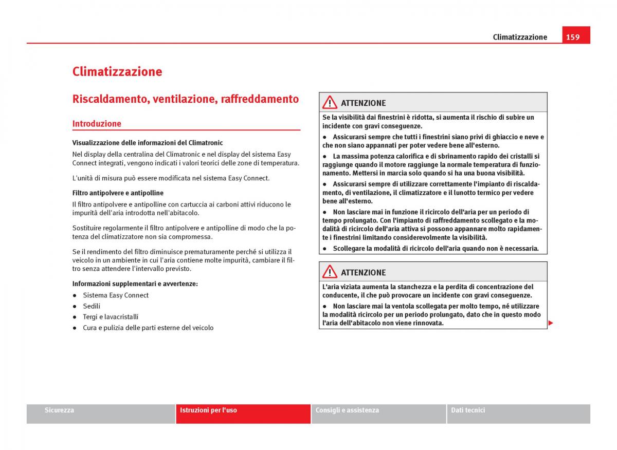 Seat Leon III 3 manuale del proprietario / page 161