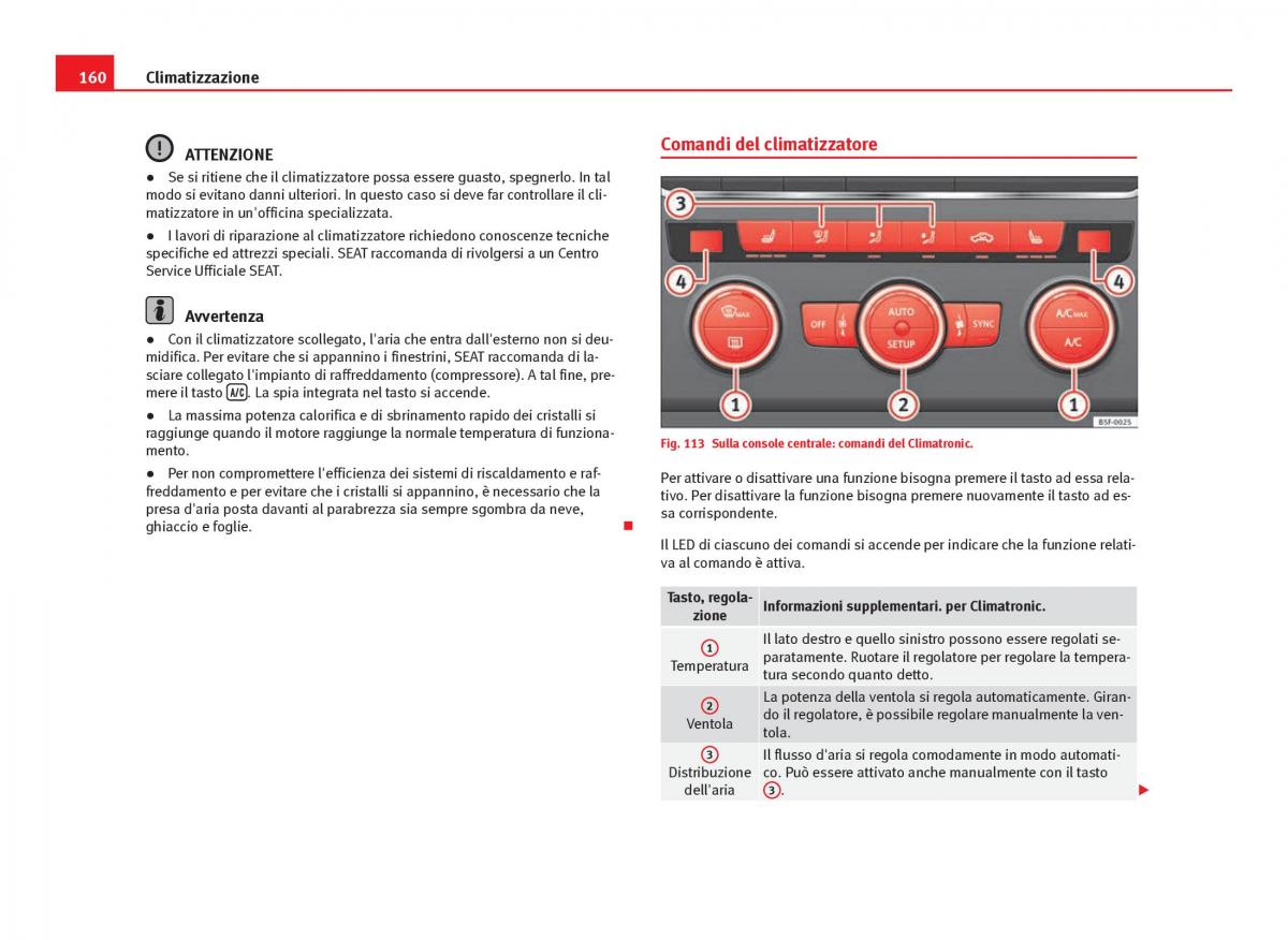 Seat Leon III 3 manuale del proprietario / page 162