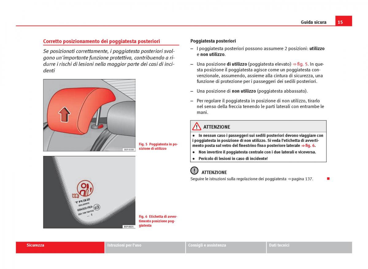 Seat Leon III 3 manuale del proprietario / page 17