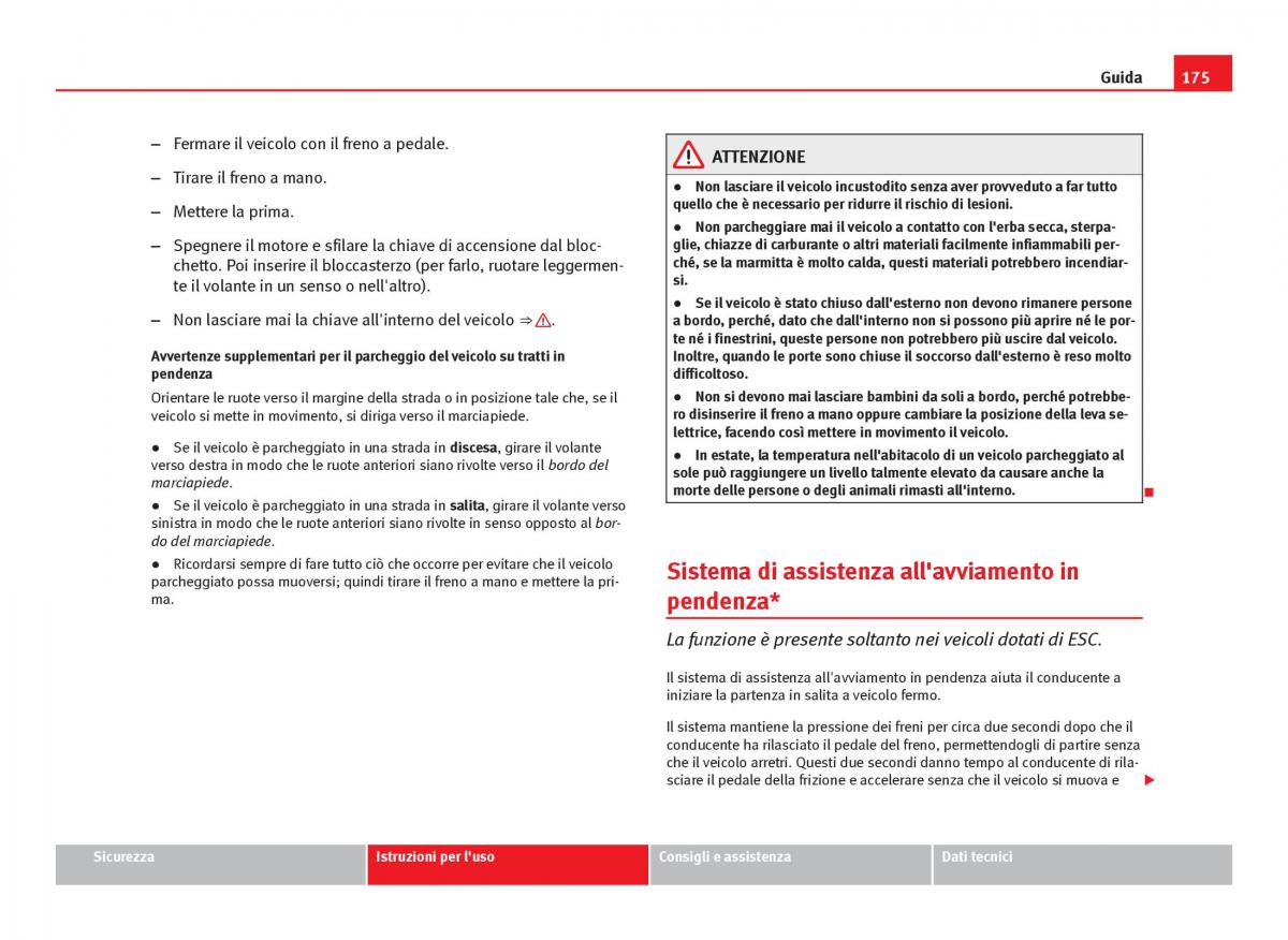 Seat Leon III 3 manuale del proprietario / page 177