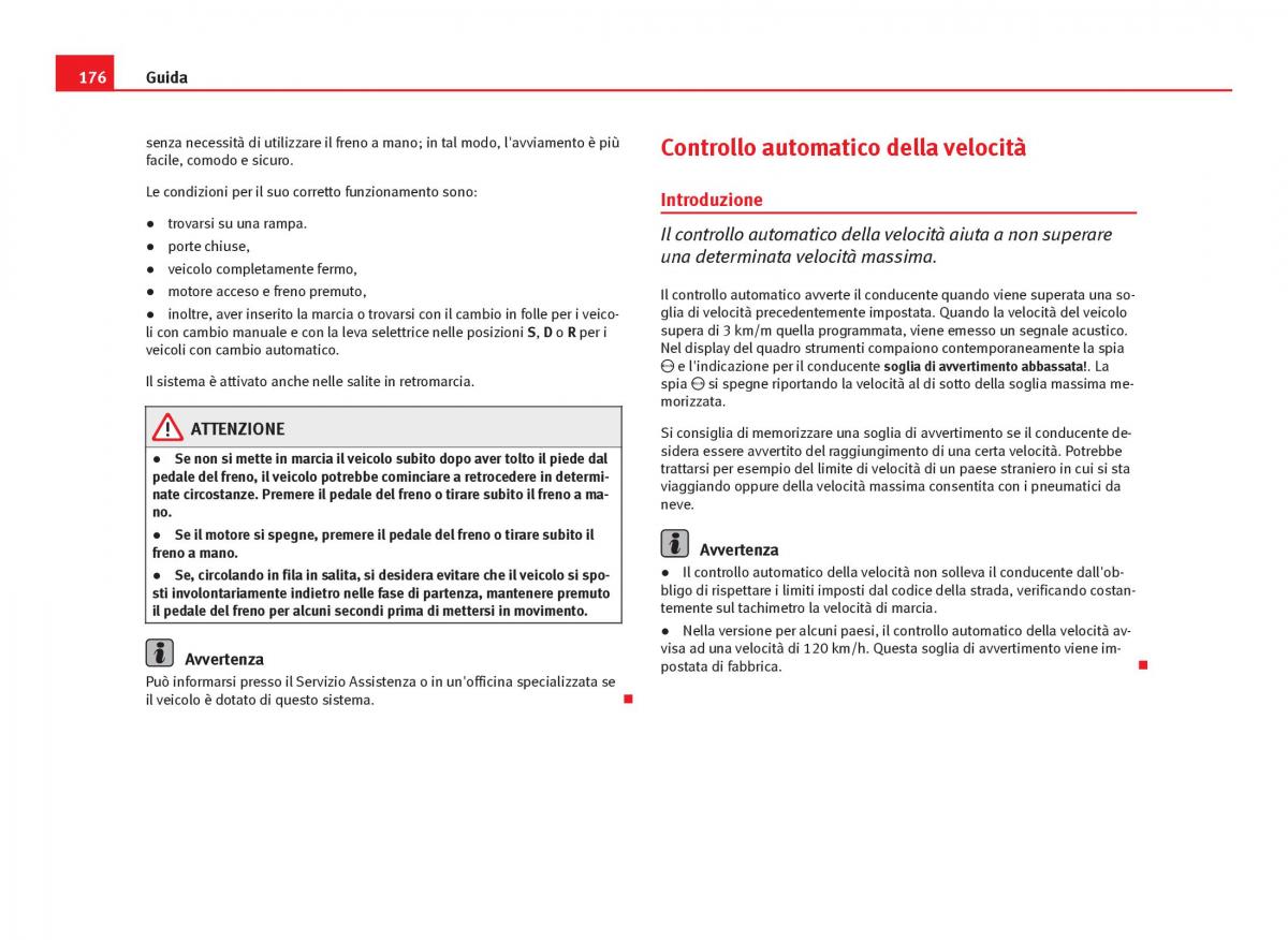 Seat Leon III 3 manuale del proprietario / page 178