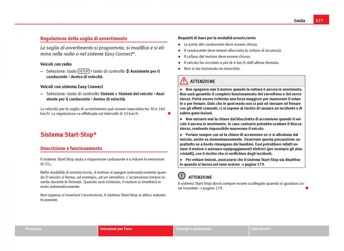 Seat Leon III 3 manuale del proprietario / page 179