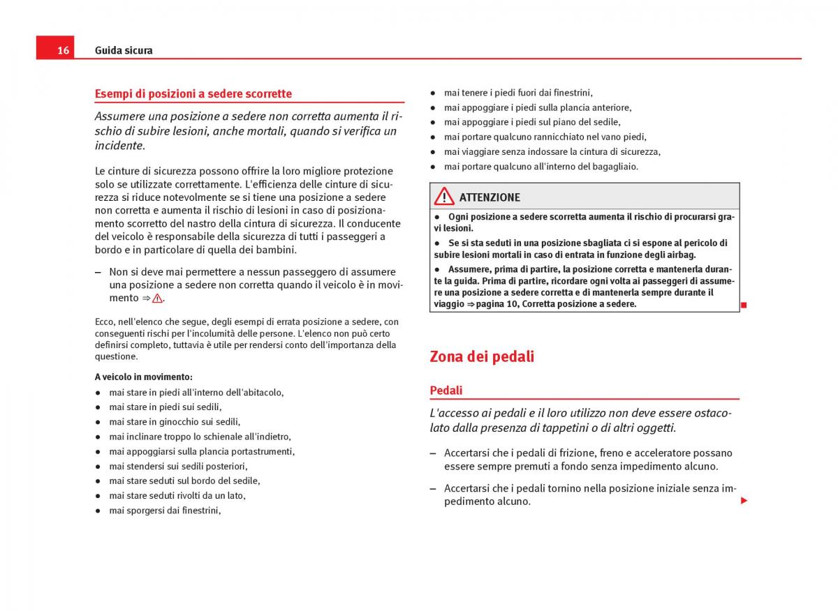 Seat Leon III 3 manuale del proprietario / page 18