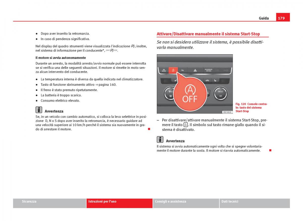 Seat Leon III 3 manuale del proprietario / page 181