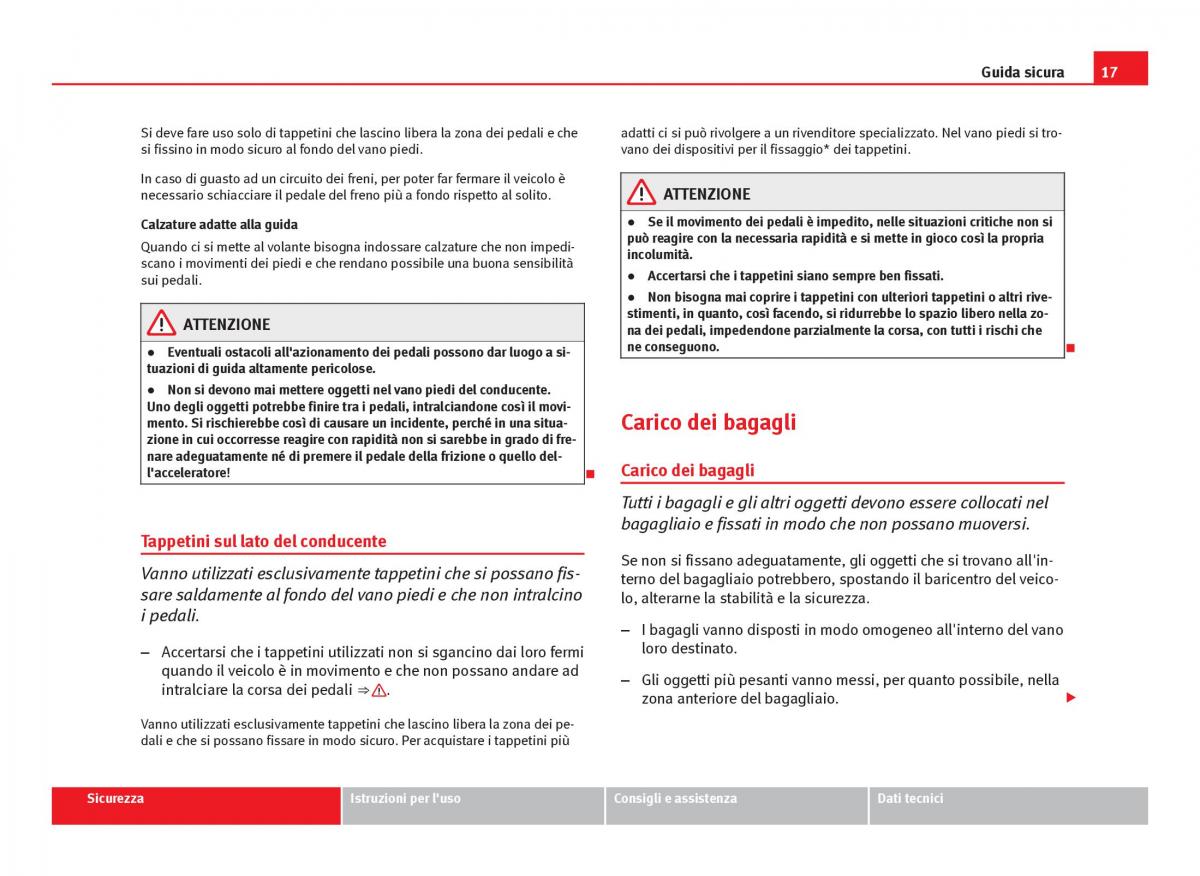 Seat Leon III 3 manuale del proprietario / page 19