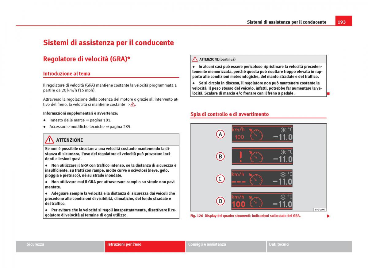 Seat Leon III 3 manuale del proprietario / page 195