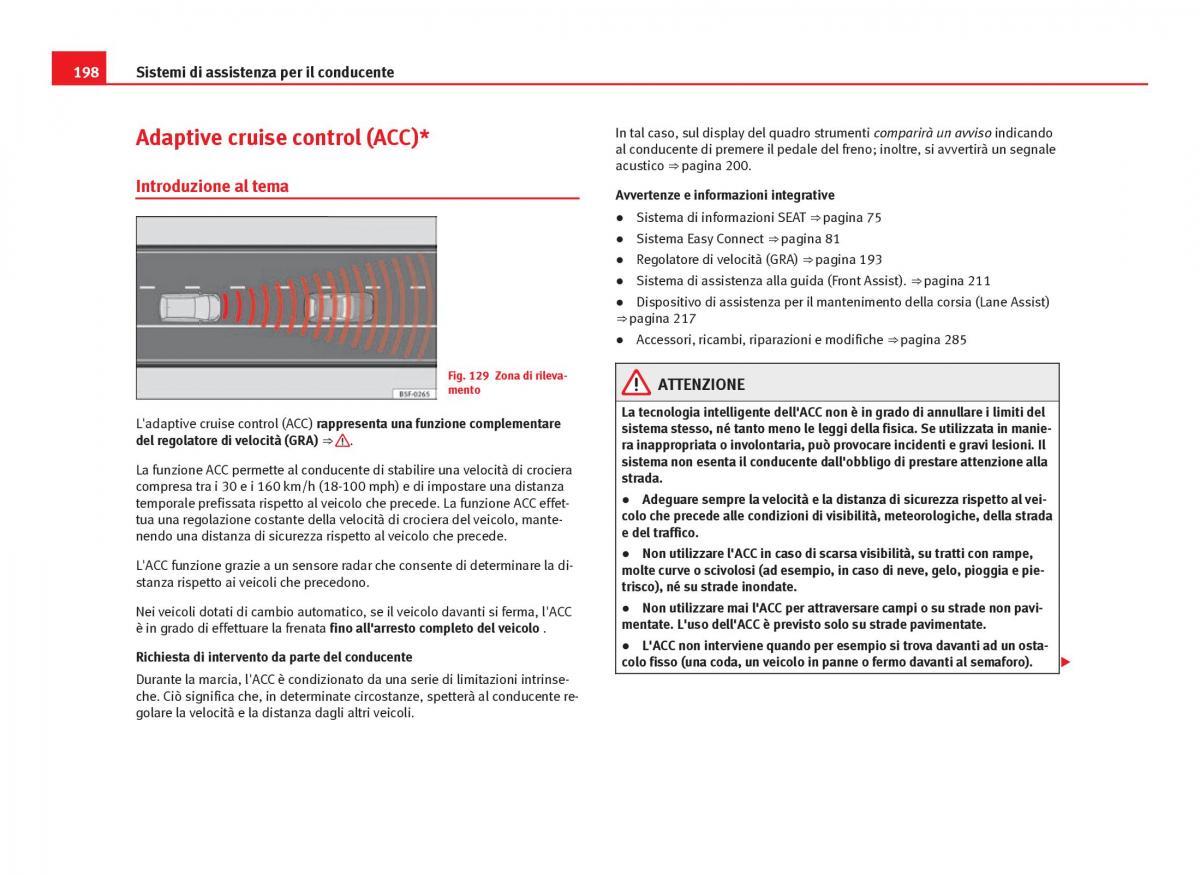 Seat Leon III 3 manuale del proprietario / page 200