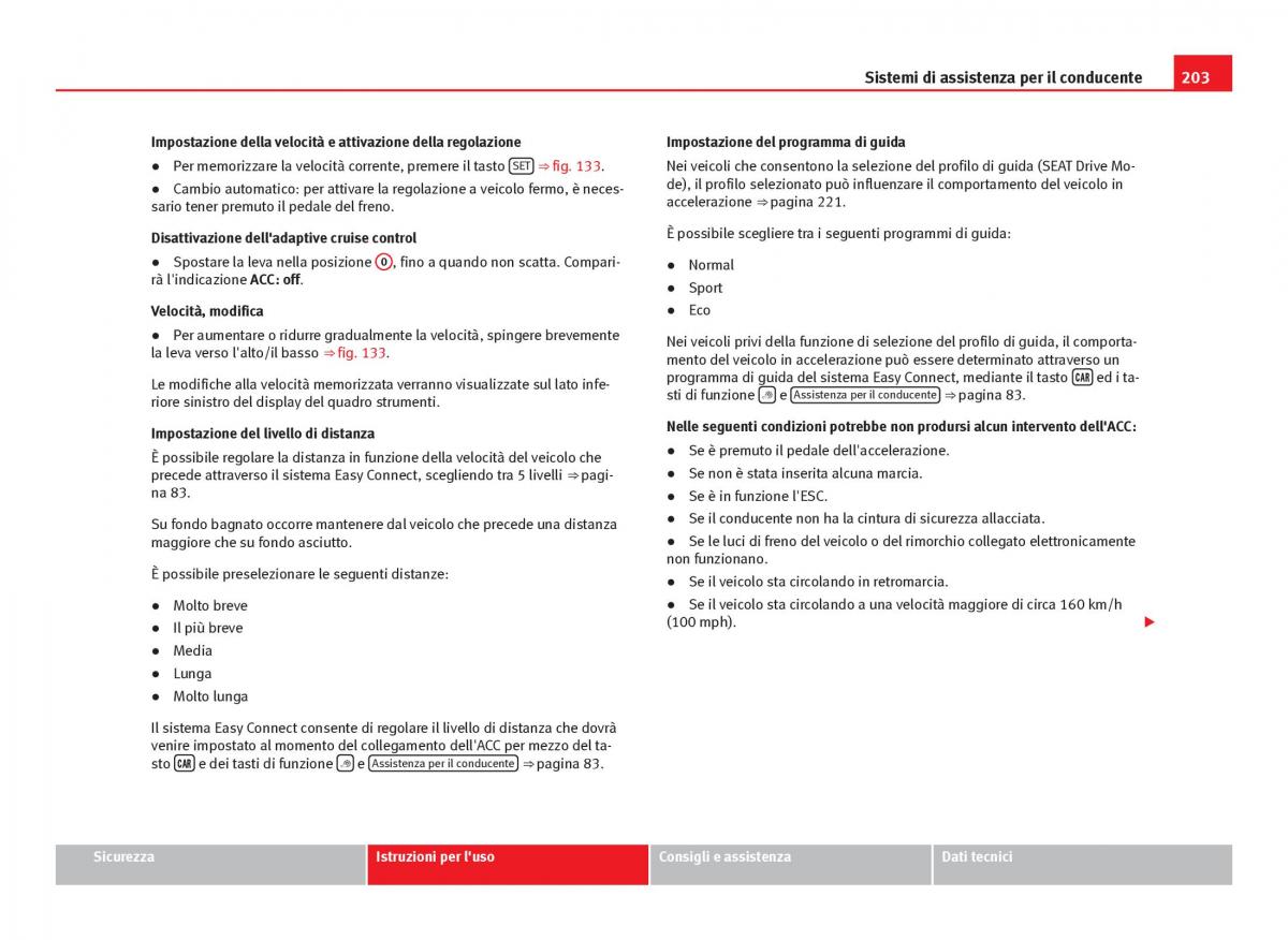 Seat Leon III 3 manuale del proprietario / page 205