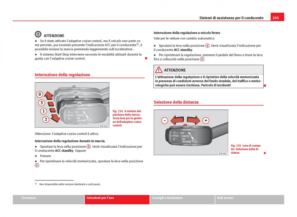 Seat Leon III 3 manuale del proprietario / page 207