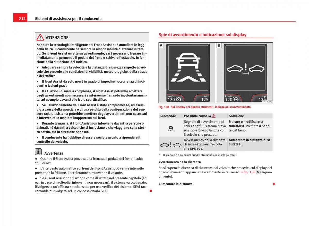 Seat Leon III 3 manuale del proprietario / page 214