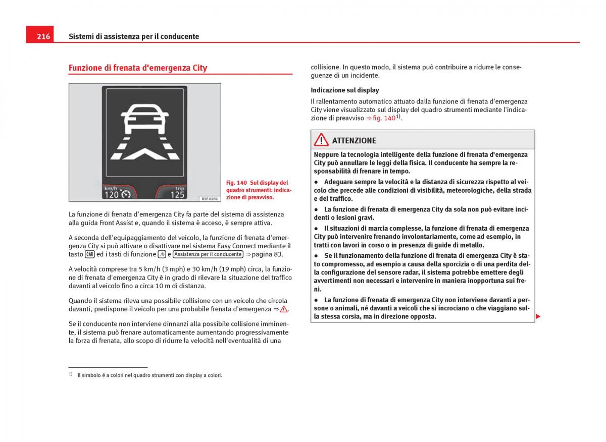 Seat Leon III 3 manuale del proprietario / page 218