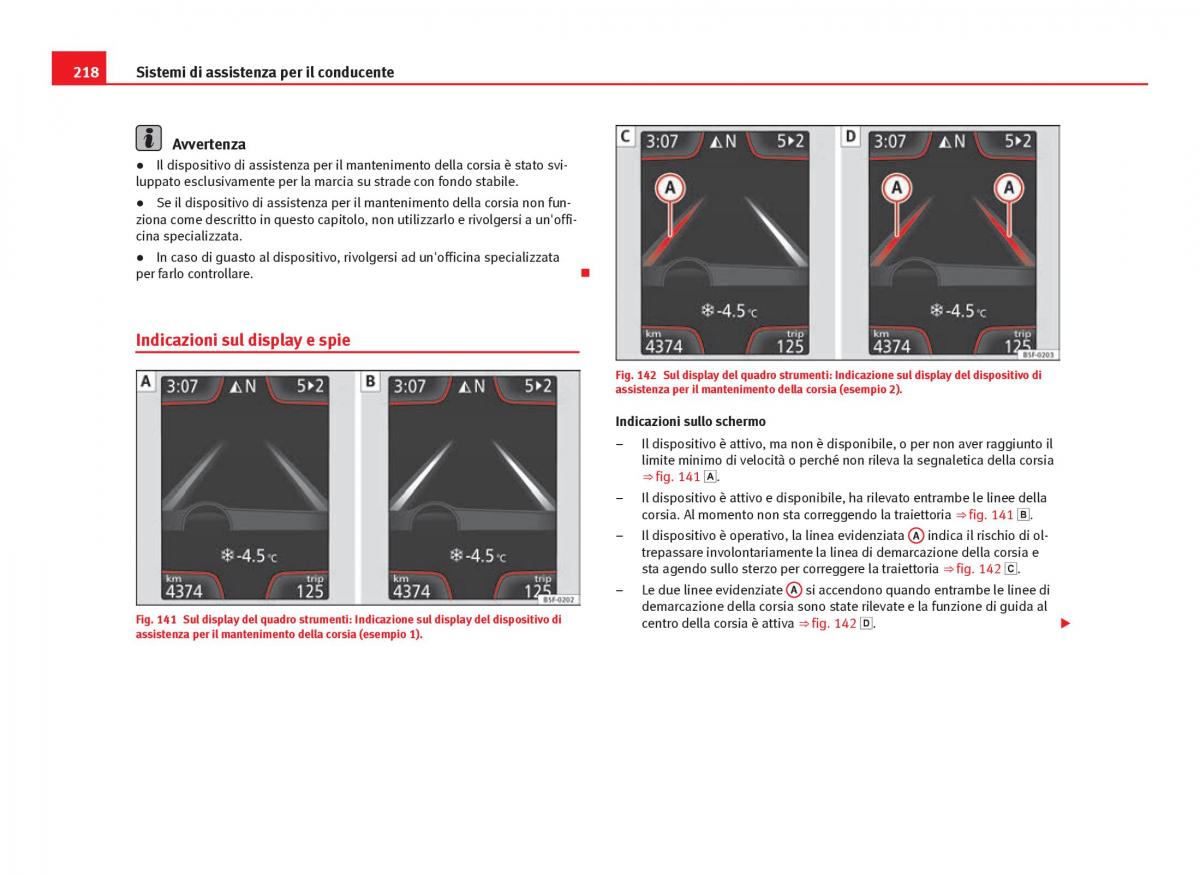 Seat Leon III 3 manuale del proprietario / page 220