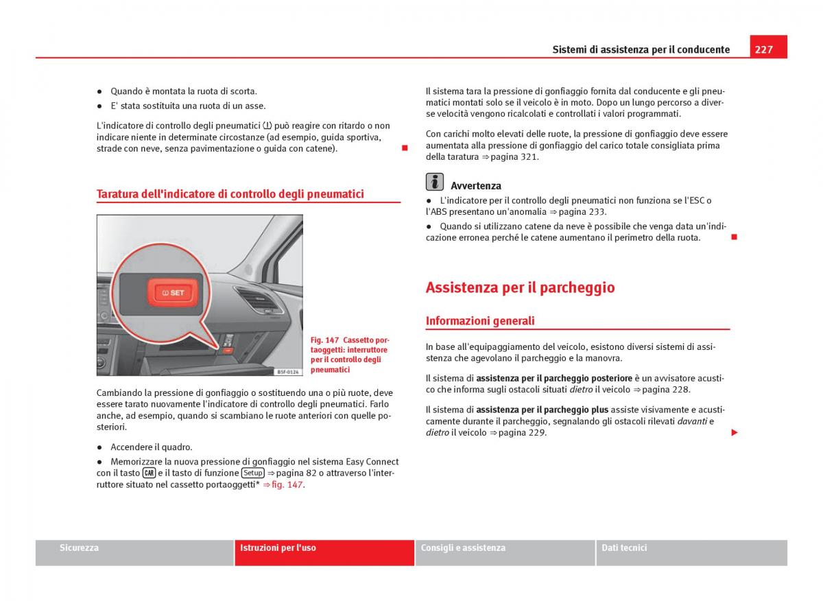 Seat Leon III 3 manuale del proprietario / page 229