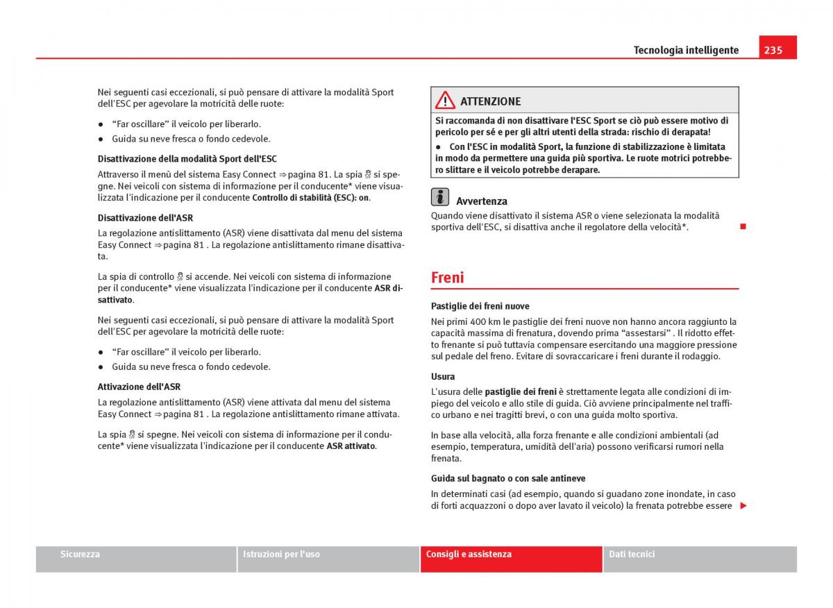 Seat Leon III 3 manuale del proprietario / page 237