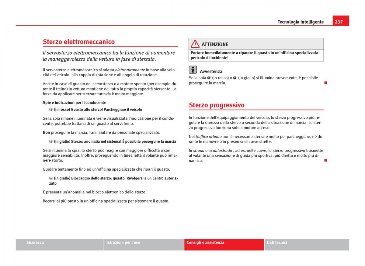 Seat Leon III 3 manuale del proprietario / page 239