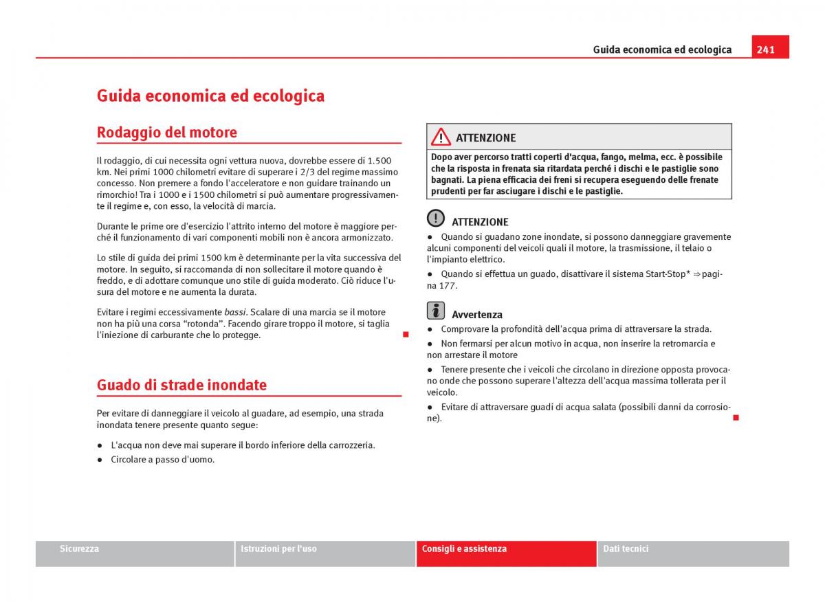 Seat Leon III 3 manuale del proprietario / page 243