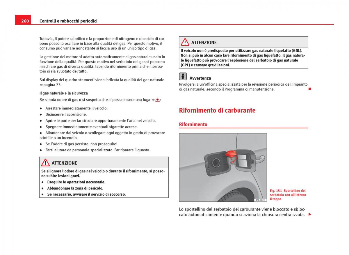 Seat Leon III 3 manuale del proprietario / page 262