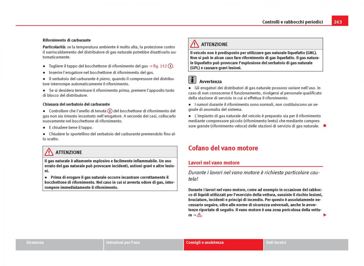 Seat Leon III 3 manuale del proprietario / page 265