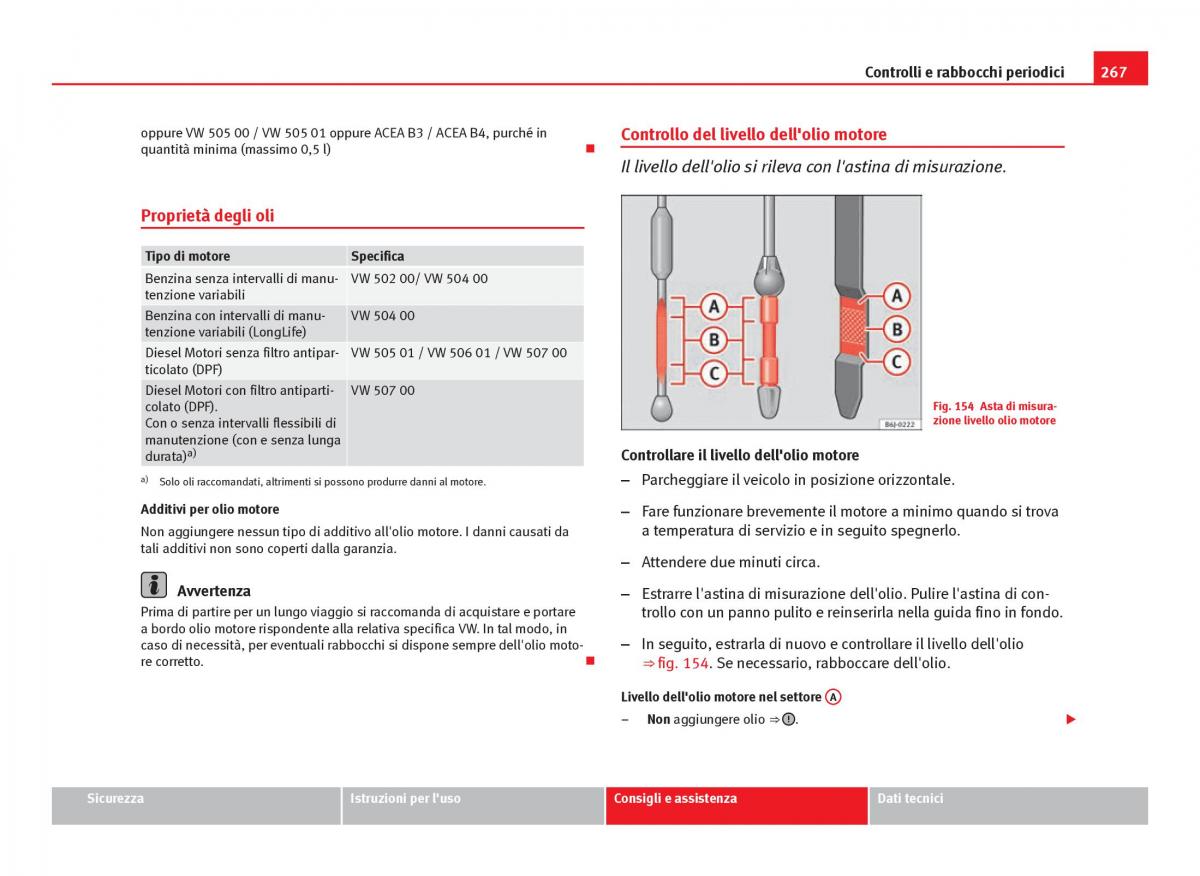 Seat Leon III 3 manuale del proprietario / page 269